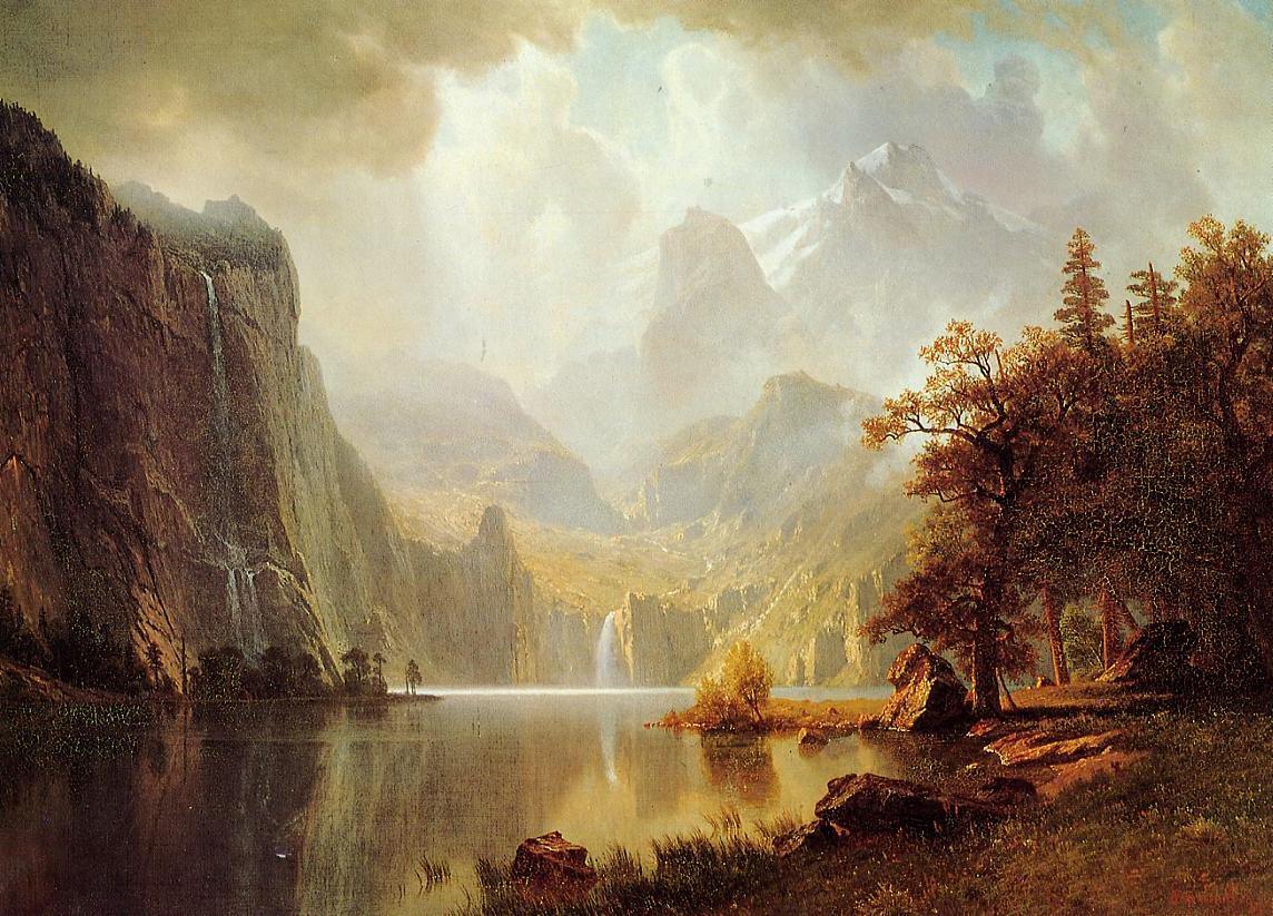 Albert Bierstadt In the Mountains